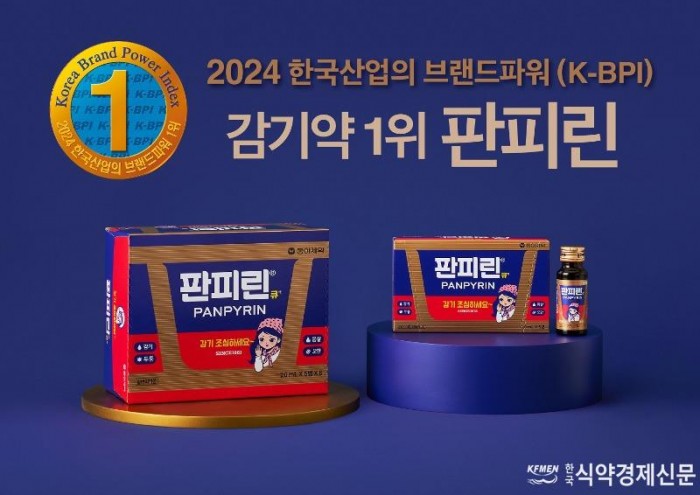 「반출」동아제약, ‘판피린’ 한국 산업 브랜드파워 1위 선정.jpeg
